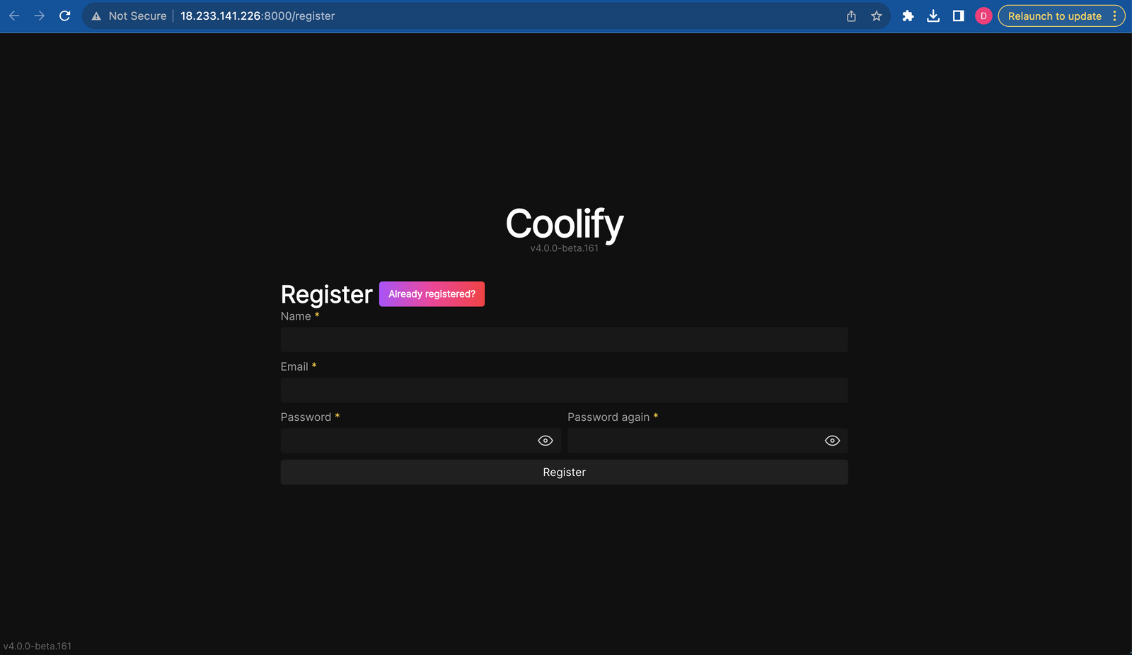 502 Bad Gateway error page