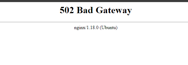 API Dashboard Error