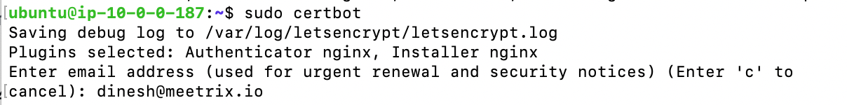 Setup Jitsi Meet on AWS