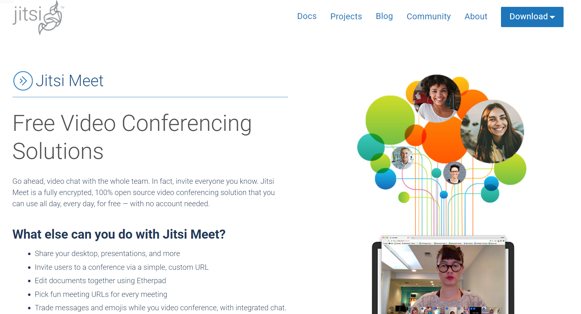 Jitsi Meet Open-Source WebRTC-Medienserver
