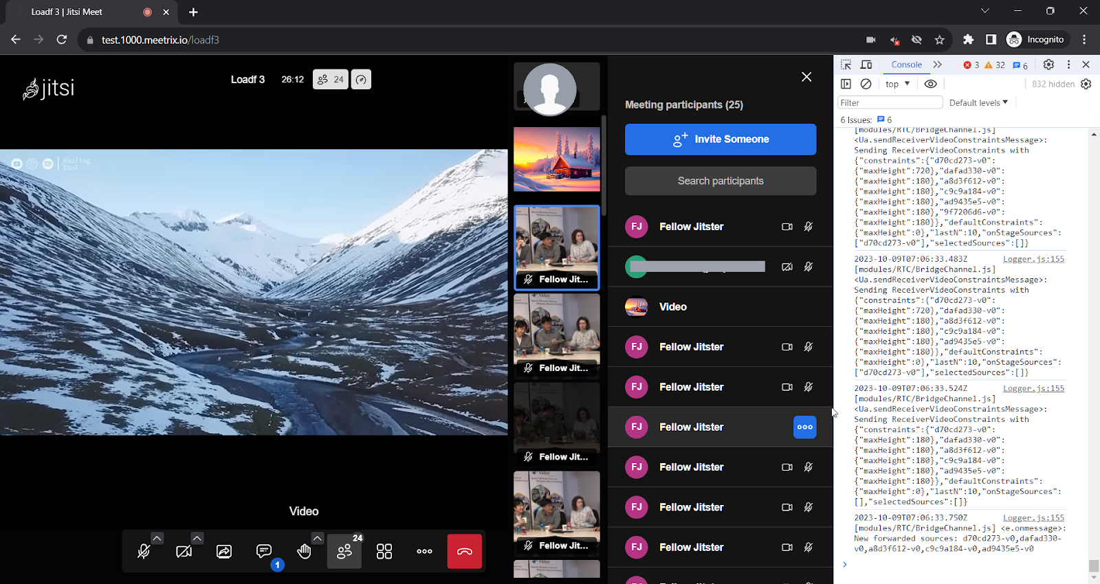 Exploration de la limite de rencontre Jitsi 07