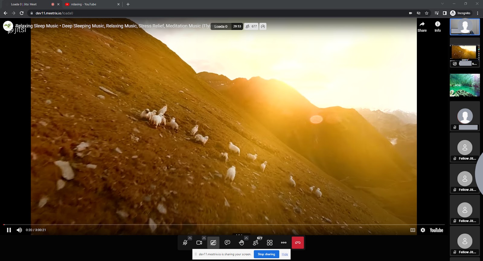 Jitsi Meet Load Test - 1400 users