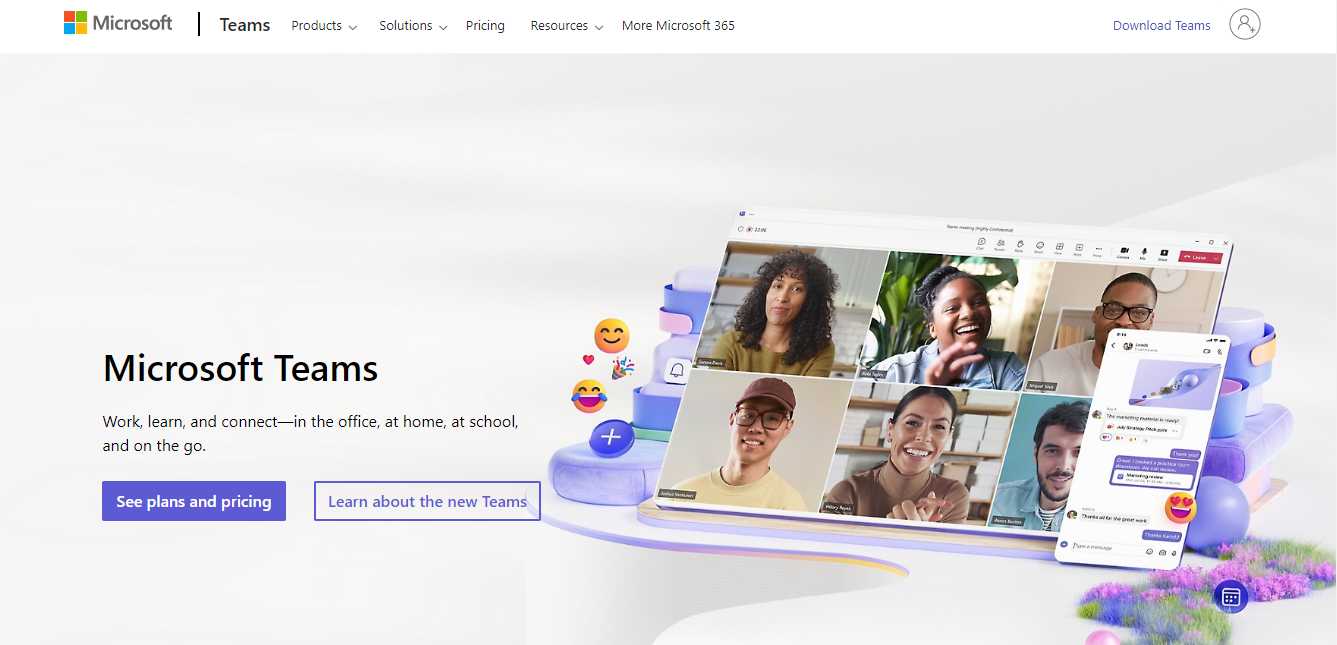 Microsoft Teams video conferencing software