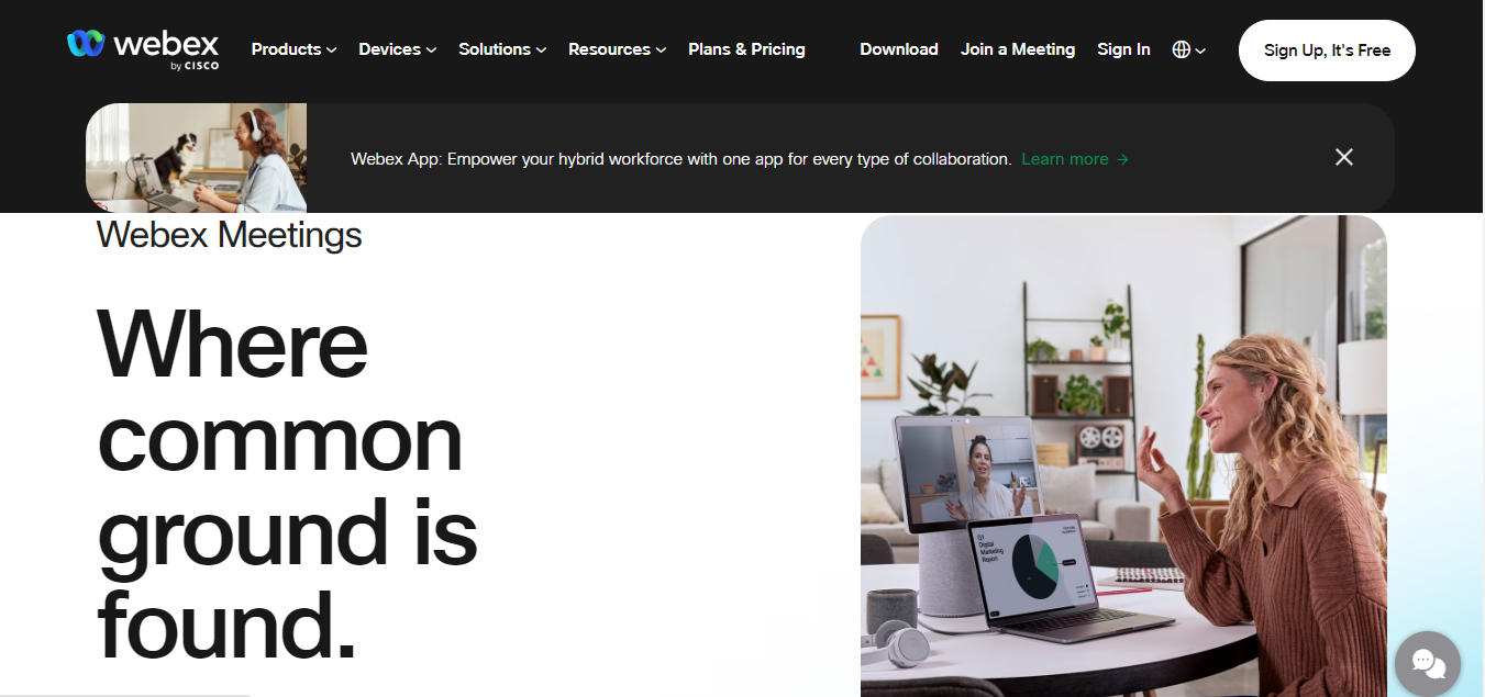 Cisco Webex video conferencing software