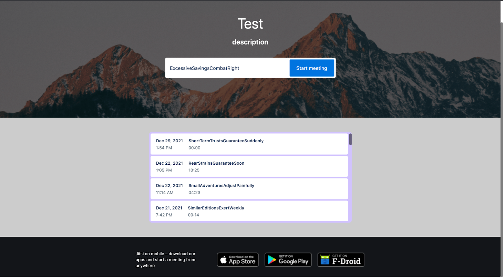 Jitsi Meet Customization Example 1