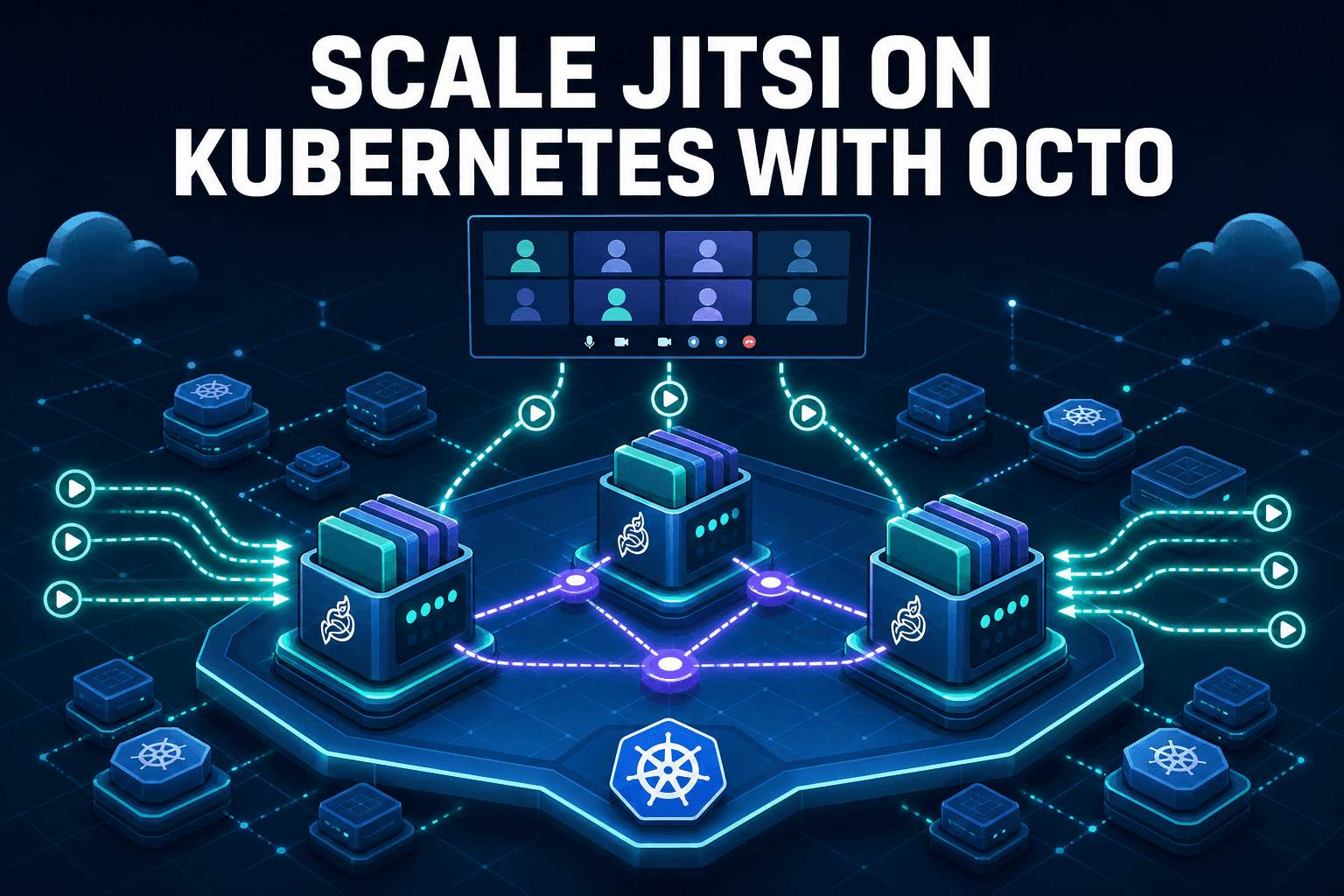 Jitsi Kubernetes: Scaling Videobridges with Octo