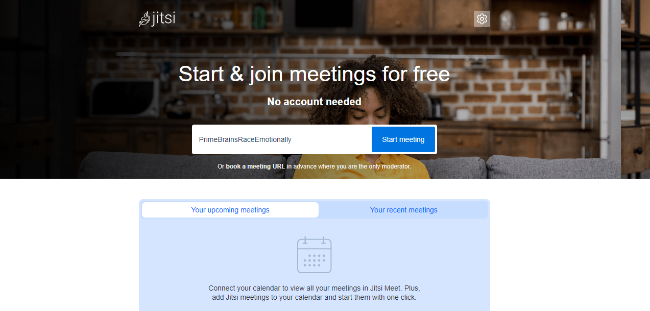 Jitsi Meet Interface